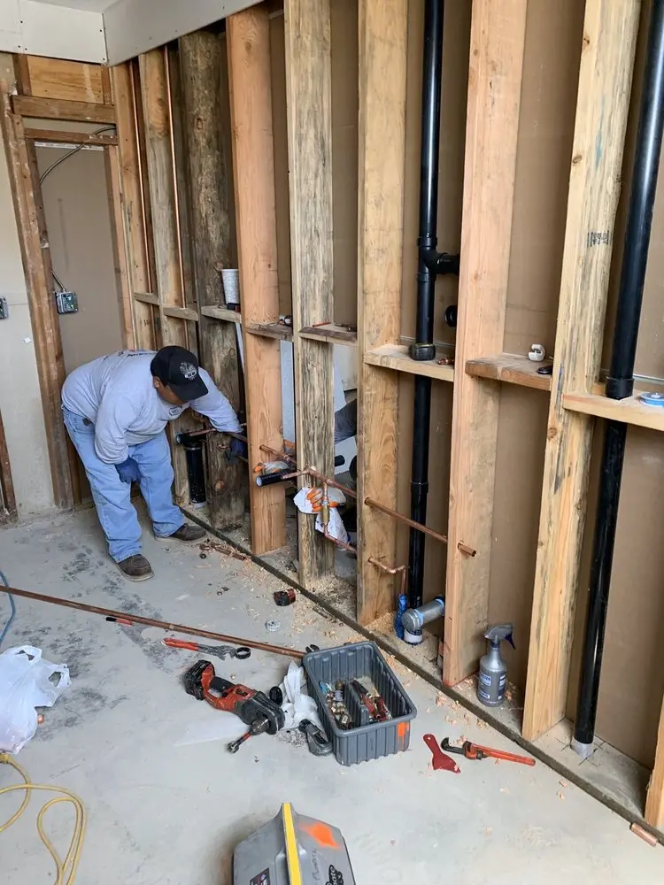 Commercial rough-in plumbing for Gas Line Repair in Water View